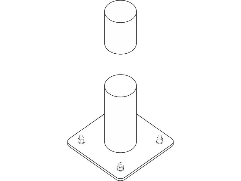 Bollards de Aço - Detalhes